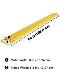 Pallet Fork Extension 60” 72” 84” Forklift Extensions Heavy Duty Steel Truck
