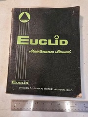 1965 Euclid Maintenance Manual for General Motors Series 3-4-6-71E & 71T Diesel
