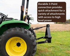 IMPACT IMPLEMENTS® Hitch Hauler for Category 1 Tractors