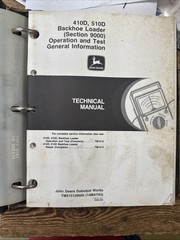 John Deere 410D, 510D Backhoe Loader Operation & Test Manual TM1512