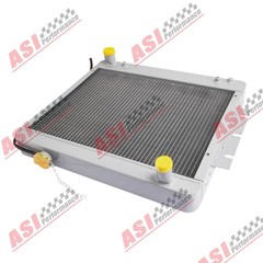 ALUMINUM RADIATOR FIT HYSTER FORKLIFT H135XL,H155XL 4.3L GAS GM VORTEC ENGINE