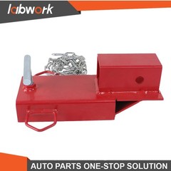Labwork 2″ Clamp On Forklift Hitch Receiver Pallet Fork Trailer Towing Adapter