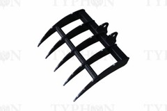 2.5 Ton Excavator Attachment Rake 22″ Wide Attachments For Small Diggers Generic