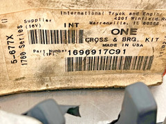 5-677X Dana SPICER *PARTIAL* U-JOINT Cross Bearing International 1696917C91