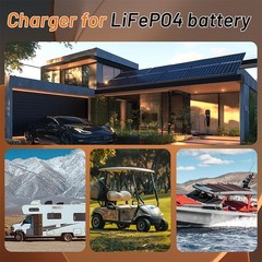48V 50Ah 2560Wh LiFePO4 Lithium Battery Built-in BMS Deep Cycles For Golf Carts