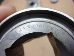 SMA W208PPB8 Ag Disc Plow Harrow Ball Bearing Unit 1 1/8″ Square Arbor Bore NOS