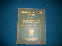 ORIGINAL General Motors Diesel Series 71 Maintenance and Overhaul Manual