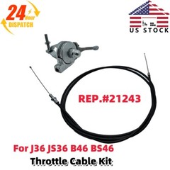 Throttle Cable Kit For J36 JS36 B46 BS46 Trowel Machines #21243 Cable