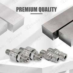 M16-M14 Hydraulic Attachment Fittings Quick Connect Adapters For Mini Excavator