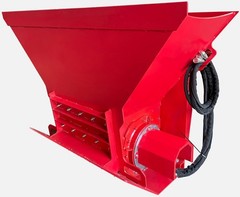 Skid Steer Raytree Block Stone Asphalt Rock Crusher Loader Hydraulic Attachment