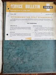 General Motors Cummins Diesel Euclid Equipment Full Of Service Letters 1950’s