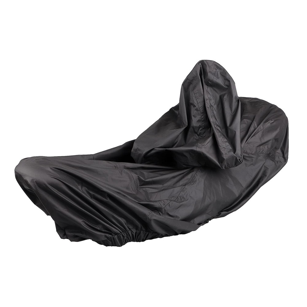 Motorcycle Waterproof Rain Seat Cover Driver Backrests FLHX Black