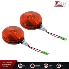2X 3C081-75870 Amber Hazard Light For Kubota B L M Series Tractors