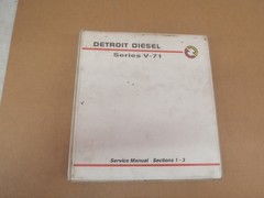 Detroit Diesel Series v-71 Service Manual Sections 1-3 6SE163 Oct 1989