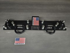 Compact Tractor Bolt on Chain Hooks, D Rings, Receiver Towing Hitch Bolt On