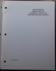 OLYMPIAN GAS SET GENERATOR TECHNICAL OPERATION & MAINTENANCE MANUAL BOOK