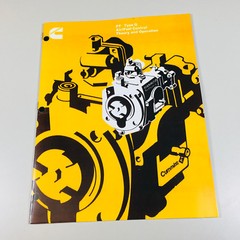 Cummins Pt G Ptg Afc Fuel Pump Operators Manual Maintenance Injection Pump Book