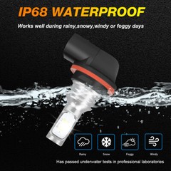 2 SUPER Bright LED light bulbs for Arctic Cat Snowmobile 0609-251 high beam bulb