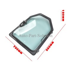 7109665 Front Door Frame & Window Assembly for Bobcat Skid Steer Rubber Glass