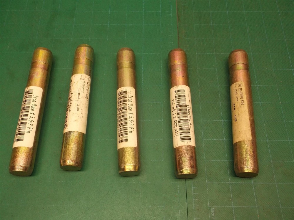Lot of 5-Part- 5.5 Pin for Cat heavy equipment- Pin Length 5 1/2″ Diameter 3/8″