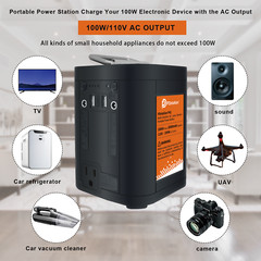 1800A 26800mAh AC LED Display Outdoor Solar Energy Storage Power Station Supply