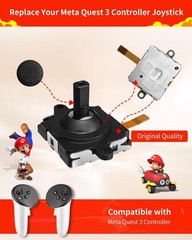 Joystick Replacement Kit for Oculus Quest 2 Controller, Repair Kit for Meta