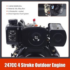 Air-cooled Diesel Engine 4 Stroke Single Cylinder For Agricultural Machinery