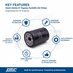 15601-76008-71 Toyota Forklift Replacement Oil Filter