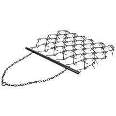5 x 4.5 FT Heavy-Duty Steel Drag Harrow for ATV UTVs Lawn Tractors Leveling