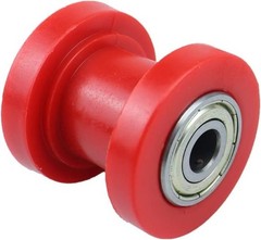 Red 8mm Chain Tensioner Guide Roller Pulley for 125cc 140c Color: RedSize: 8mm