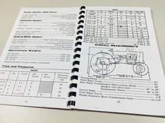 J I Case 580 Ck Tractor Loader Backhoe Operators Owners Manual Maintenance Set