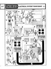 Tractor Service Parts Manual Fits Thomas T-173 Skid Steer LK000101 To LK00055