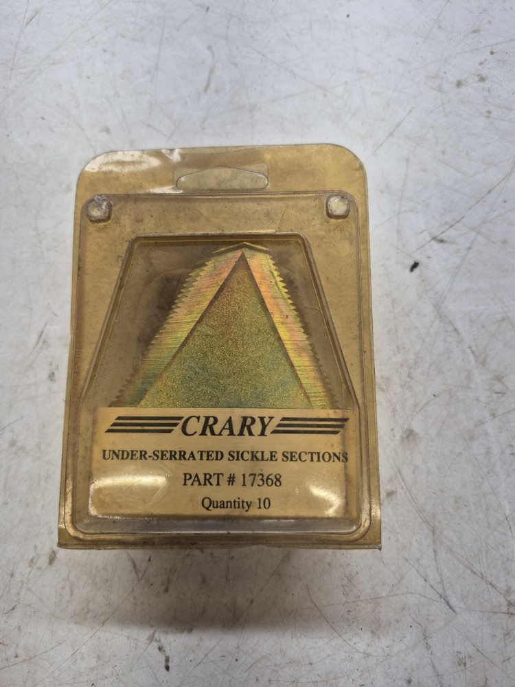 Crary Under Serrated Sickle Sections | 2 1/16″ Hole Spacing | Case New 10 Pack