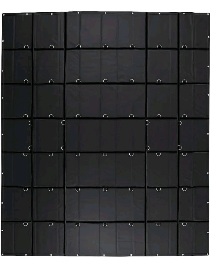 20 x 16 ft Lightweight Steel Flatbed Tarp 14 Ounce PVC-Coated Polyester…