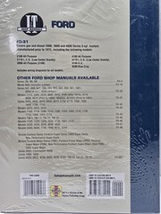 FORD 2000 3000 4000 3 CYL. 1965-1975 TRACTOR I&T SHOP MANUAL FO31