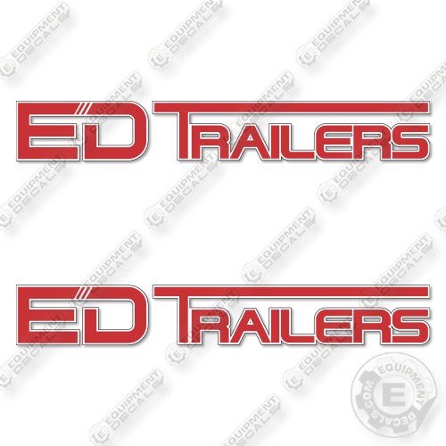 Ed Trailers Logo Decal Kit Trailer – 26 Inches – Aftermarket Kit