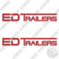 Ed Trailers Logo Decal Kit Trailer – 26 Inches – Aftermarket Kit