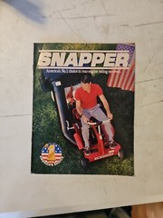 Original 1988 Snapper Riding Lawn Mower Sales Brochure