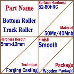 8PCS Bottom Track Roller Fits Bobcat Mini Track Loaders MT50 MT52 MT55 MT85