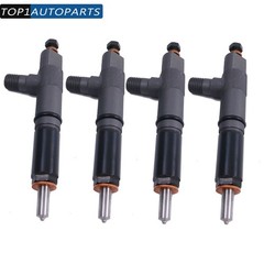For Kubota V2403 D1703 Engine Zexel 1G852-53001 1G852-53002 4Pcs Fuel Injector