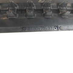 Rubber Track 180mm*72mm*37 Excavator Part Pattern Protrusions Toothed Blocks