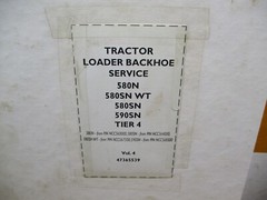 Case 580N Backhoe Loader Tractor VOL 4 Service Manual 580SNWT 580SN 590SN TIER4