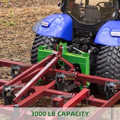 3 Point Quick Hitch for Category 1 & 2 Tractors 3000LBS Lifting Capacity Tractor