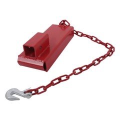 2″ Forklift Trailer Hitch Receiver Attachment Towing Pallet Forks Adapter