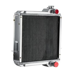 4ROW Radiator Fit Case Backhoe #234876A1 234876A2 580L 580SL 590SL 584E 585E