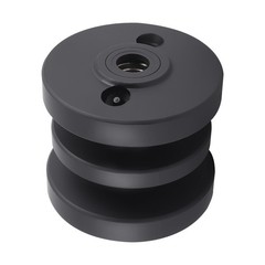 Black Track Bottom Roller For Bobcat Mini Track Loaders MT50 MT52 MT55 MT85