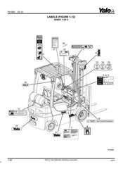 Service Parts Manual Fits Yale Forklift GLP050LX(A974)