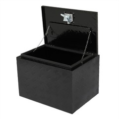 24 “Aluminum Five Pattern Toolbox Single Lock Black