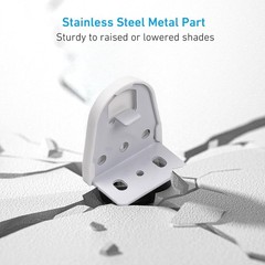 28mm Roller Blind Brackets Upgrade 1.69″W x 1.85″H, White