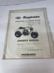 SPEECO ROUGHRIDER THREE-WHEEL ALL- TERRAIN CYCLES OWNER’S MANUAL